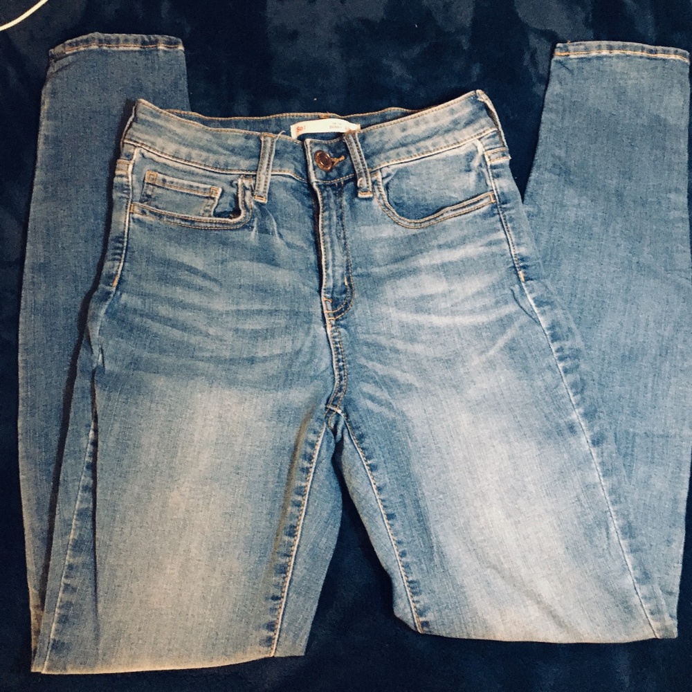 High rise jeans